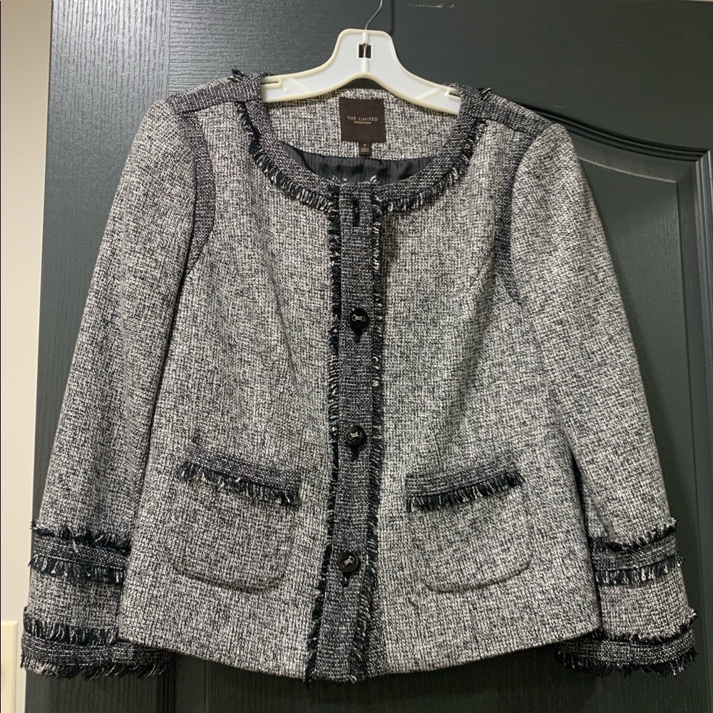 NWT The Limited lady day tweed jacket sz Med